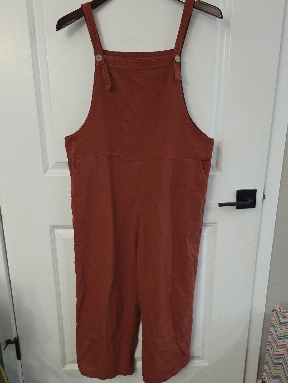 Burnt Orange Pants Romper